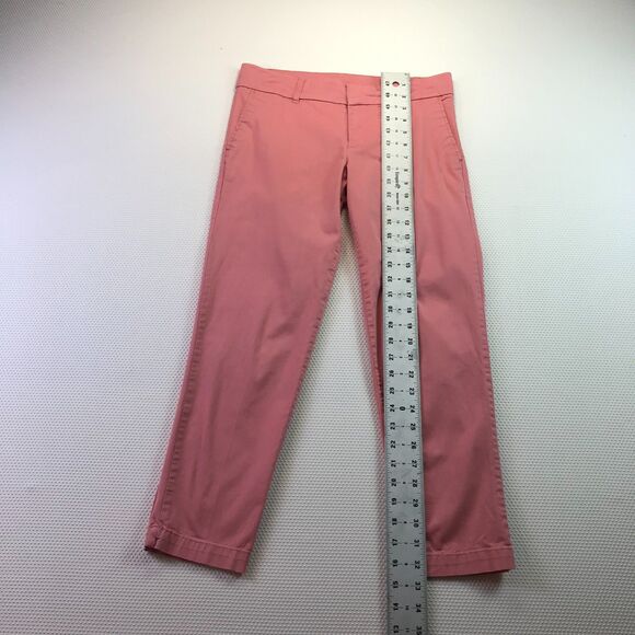 Kut From The Cloth Melon Pink Chino Trousers Pants Women's Size 0 - KC330MA3SF - Picture 8 of 10